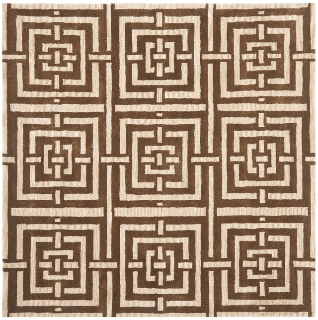 Safavieh Wyndham 7'-0" x 7'-0" Rug in Brown
