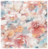 Safavieh Calista 6'-7" x 6'-7" Rug in Rust / Ivory