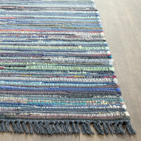 Safavieh Rag Rug 2'-3" x 6'-0" Rug in Ink / Multi