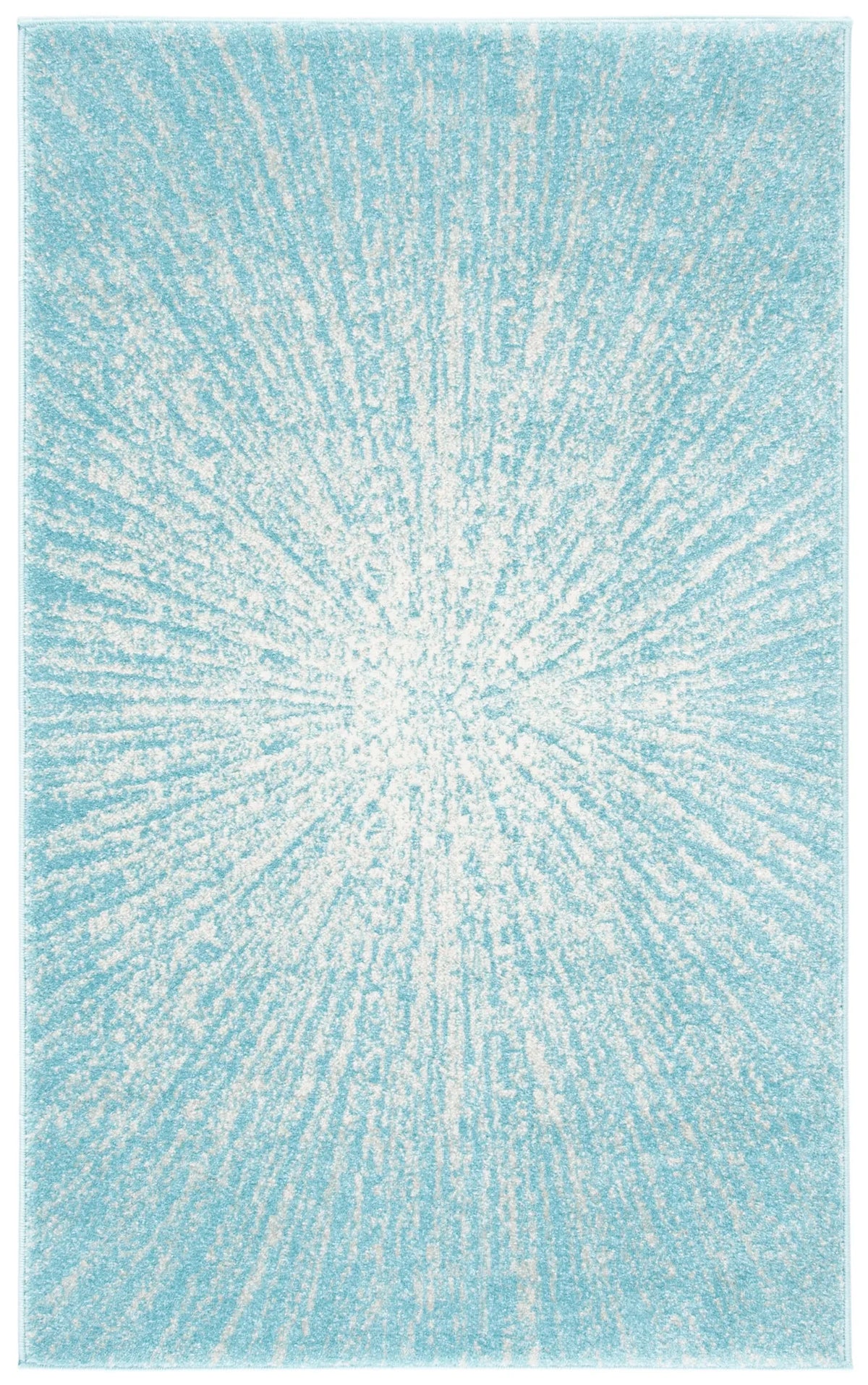 Safavieh Evoke 3'-0" x 5'-0" Rug in Aqua / Ivory