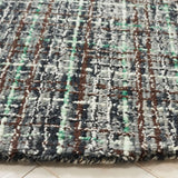 Safavieh Abstract 6'-0" x 6'-0" Rug in Dark Grey / Brown