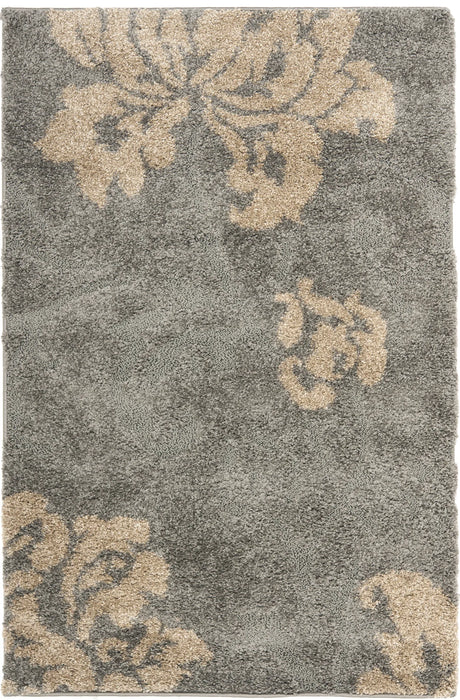 Safavieh Florida Shag 3'-3" x 5'-3" Rug in Grey / Beige