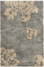 Safavieh Florida Shag 3'-3" x 5'-3" Rug in Grey / Beige