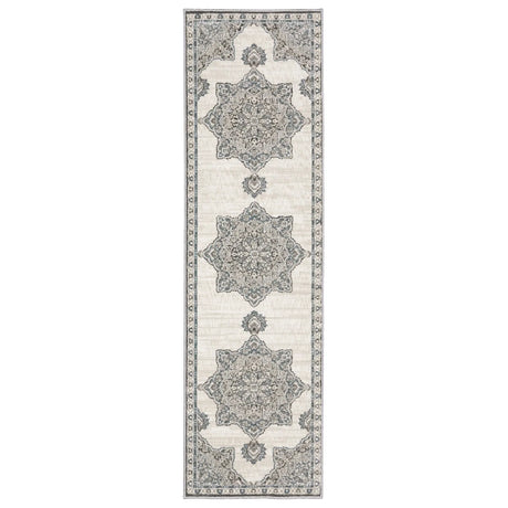 Oriental Weavers Sphinx Ellington Ell01 Ivory/ Blue Rug - runner