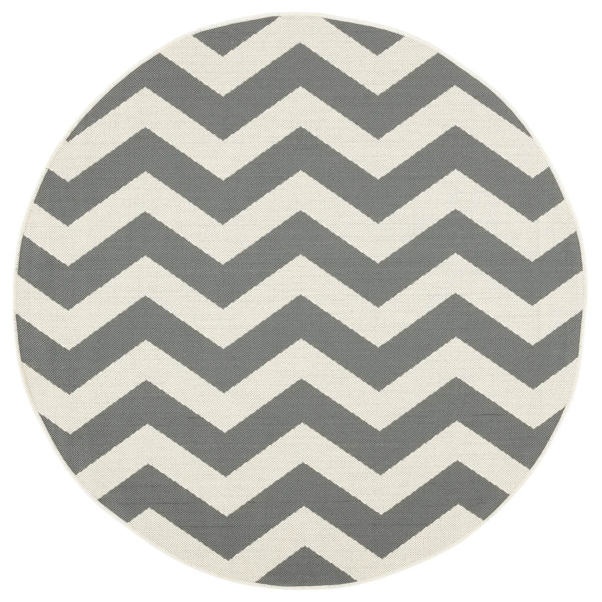 Safavieh Courtyard 5'-3" x 5'-3" Rug in Grey / Beige