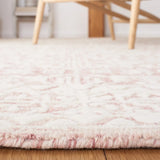Safavieh Metro 4'-0" x 6'-0" Rug in Dark Pink / Ivory