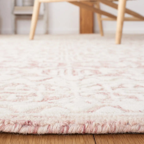 Safavieh Metro 4'-0" x 6'-0" Rug in Dark Pink / Ivory