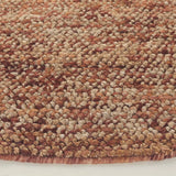 Safavieh Bohemian 6'-0" x 6'-0" Rug in Natural / Rust