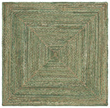 Safavieh Cape Cod 5'-0" x 5'-0" Rug in Green / Natural