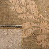Safavieh Courtyard 4'-0" x 5'-7" Rug in Gold / Natural