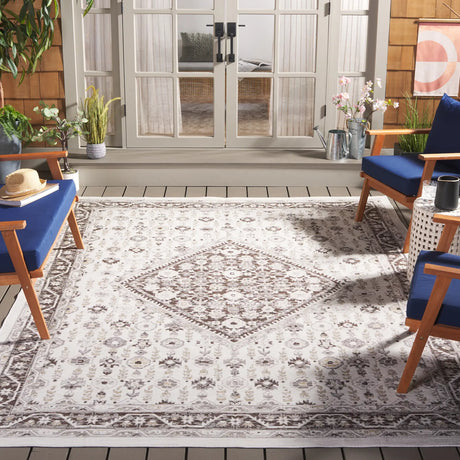 Safavieh Sunrise 8'-0" x 10'-0" Rug in Grey / Beige Black