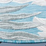 Safavieh Cabana 6'-5" x 6'-5" Rug in Blue / Grey