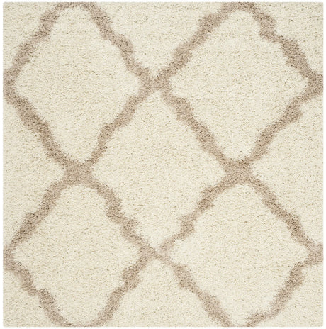 Safavieh Sgd-Dallas Shag 6'-0" x 6'-0" Rug in Ivory / Beige
