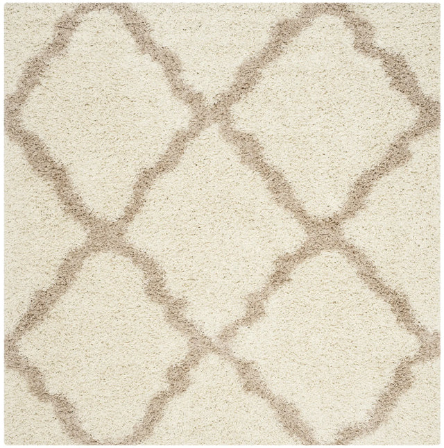 Safavieh Sgd-Dallas Shag 6'-0" x 6'-0" Rug in Ivory / Beige