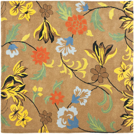 Safavieh Soho 6'-0" x 6'-0" Rug in Brown / Multi