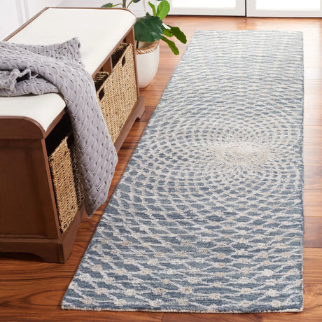 Safavieh Metro 2'-3" x 9'-0" Rug in Grey / Beige