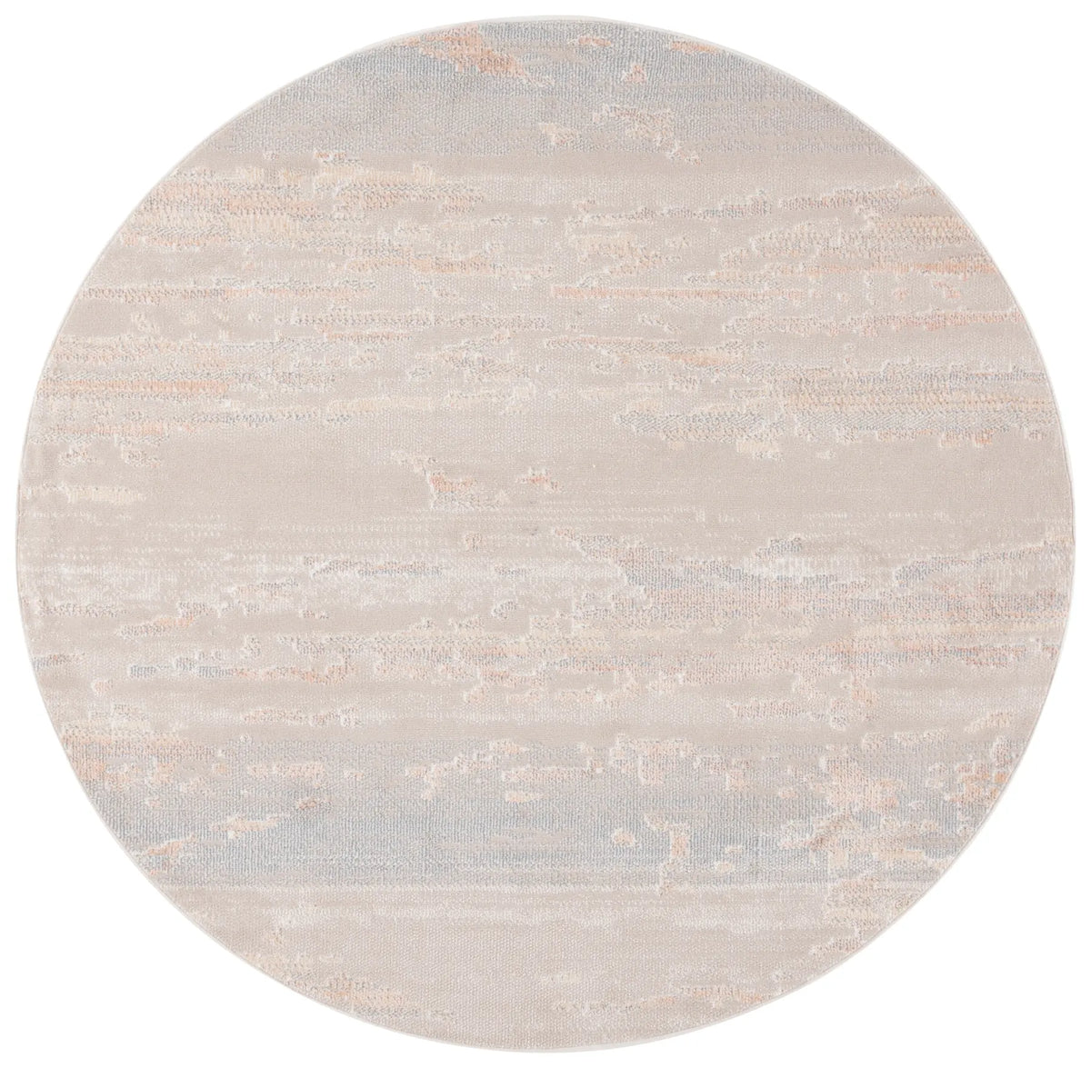Safavieh Blair Washable 6'-7" x 6'-7" Rug in Beige / Blue