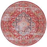 Safavieh Tucson 6'-0" x 6'-0" Rug in Rust / Gold