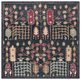 Safavieh Aspen 7'-0" x 7'-0" Rug in Black / Red
