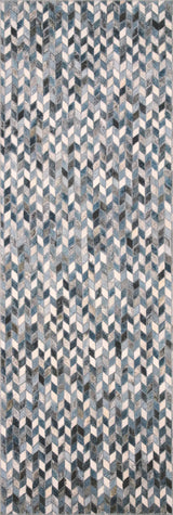 Loloi Maddox Mad-08 Ocean/Grey Rugs - runner flat