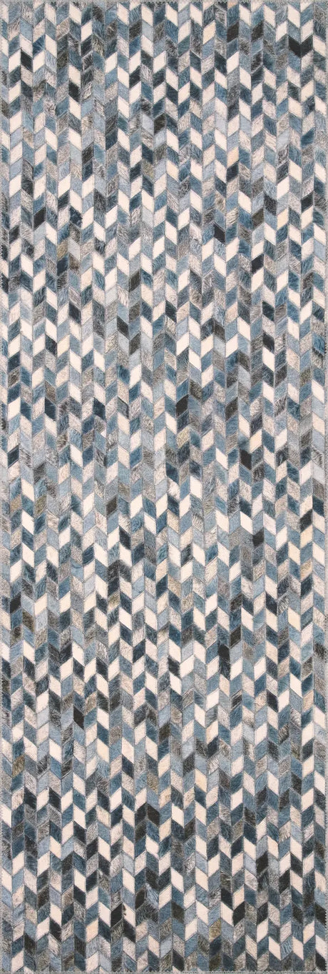 Loloi Maddox Mad-08 Ocean/Grey Rugs - runner flat
