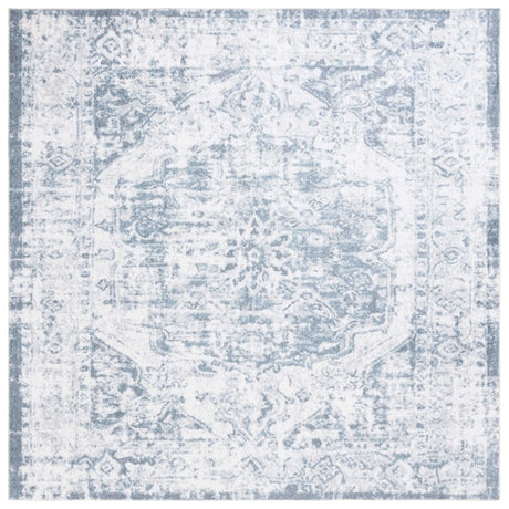 Safavieh Baltimore 6'-7" x 6'-7" Rug in Light Grey / Blue