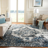 Safavieh Classic Vintage 6'-0" x 9'-0" Rug in Navy / Ivory