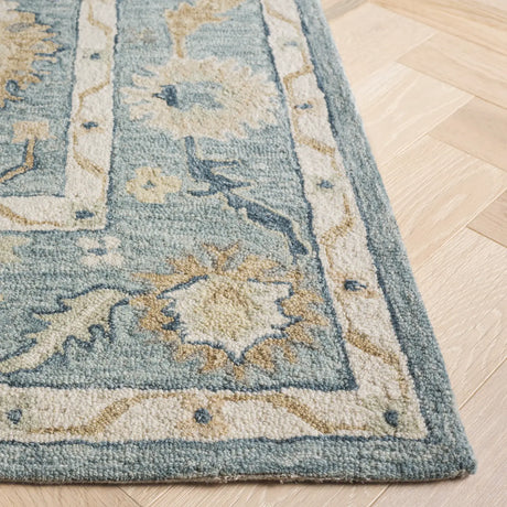 Safavieh Metro 4'-0" x 6'-0" Rug in Blue / Ivory