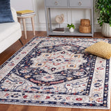 Safavieh Luna 4'-5" x 6'-5" Rug in Beige / Navy
