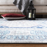Safavieh Kazak 100 4'-0" x 6'-0" Rug in Grey / Blue