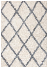 Safavieh Venus Shag 600 4'-0" x 6'-0" Rug in Ivory / Grey