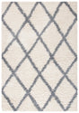 Safavieh Venus Shag 600 4'-0" x 6'-0" Rug in Ivory / Grey