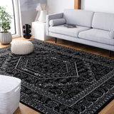 Safavieh Adirondack 10'-0" x 14'-0" Rug in Black / Ivory
