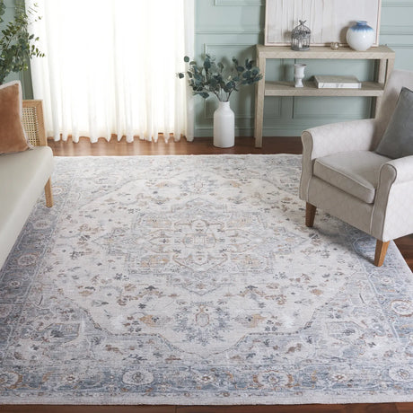 Safavieh Crescent 10'-0" x 13'-0" Rug in Blue / Ivory