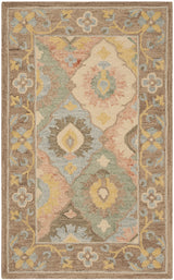 Safavieh Suzani 3'-0" x 5'-0" Rug in Ivory / Multi