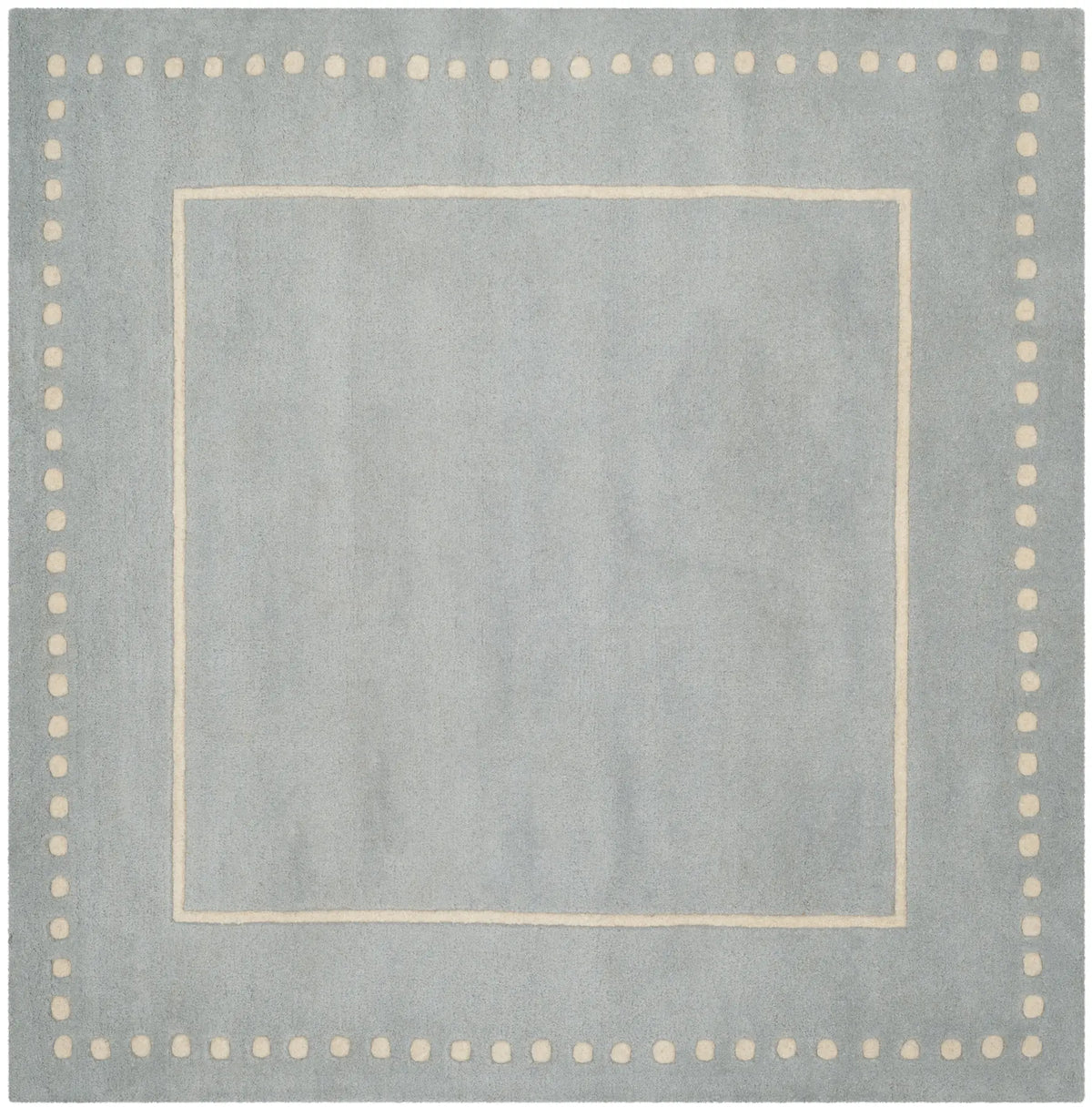 Safavieh Bella 5'-0" x 5'-0" Rug in Light Blue / Ivory