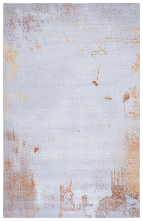 Safavieh Tacoma 4'-0" x 6'-0" Rug in Grey / Rust
