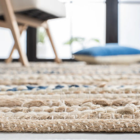 Safavieh Cape Cod 5'-0" x 8'-0" Rug in Natural / Blue