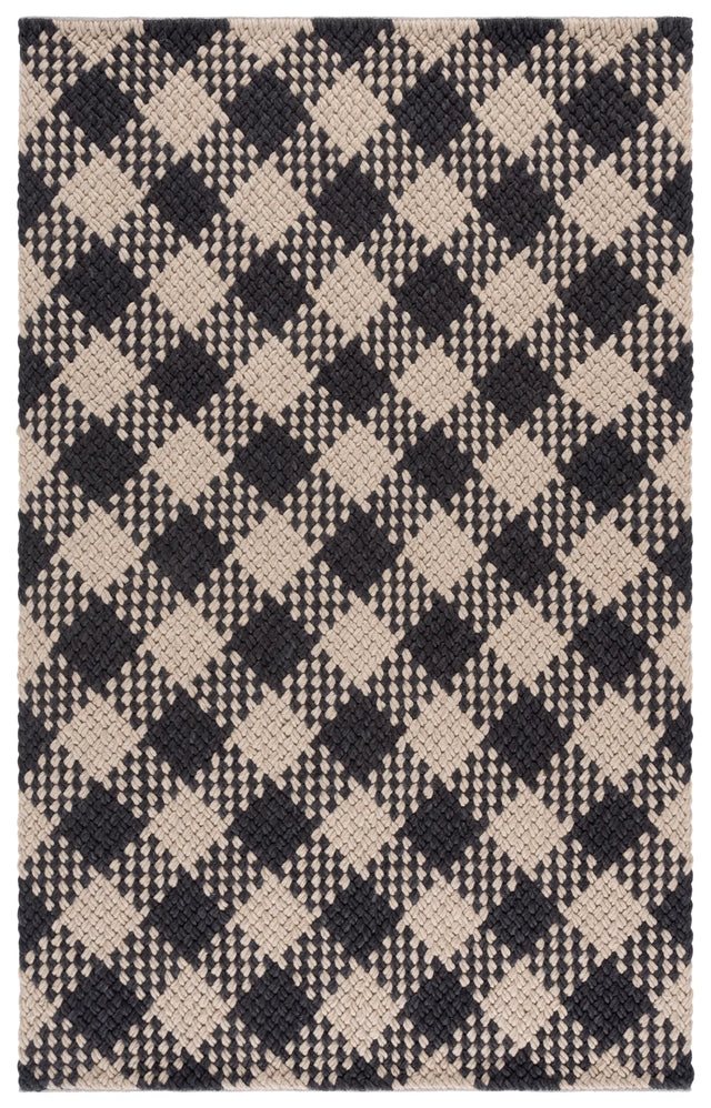 Safavieh Natural Fiber Couture 4'-0" x 6'-0" Rug in Black / Beige
