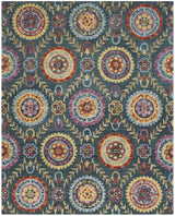 Safavieh Suzani 10'-0" x 14'-0" Rug in Blue / Multi