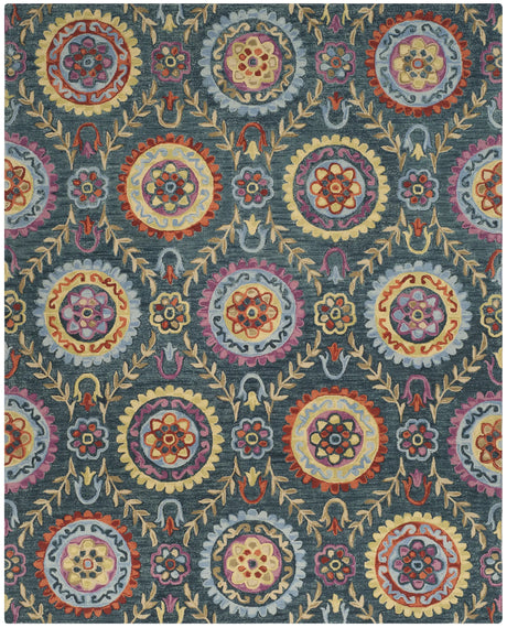 Safavieh Suzani 10'-0" x 14'-0" Rug in Blue / Multi