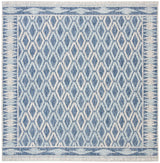 Safavieh Courtyard 6'-7" x 6'-7" Rug in Navy / Grey