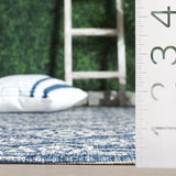 Safavieh Courtyard 5'-3" x 7'-7" Rug in Navy / Grey