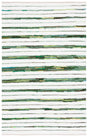 Safavieh Montauk 4'-0" x 6'-0" Rug in Green / Ivory