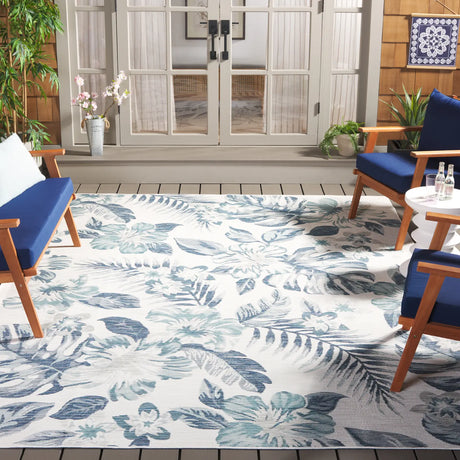 Safavieh Sunrise 8'-0" x 10'-0" Rug in Ivory / Blue Grey
