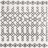 Safavieh Cedar Brook 6'-0" x 6'-0" Rug in Ivory / Black