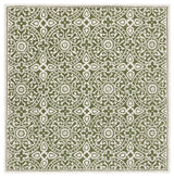 Safavieh Metro 6'-0" x 6'-0" Rug in Green / Ivory