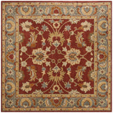 Safavieh Heritage 6'-0" x 6'-0" Rug in Red / Blue