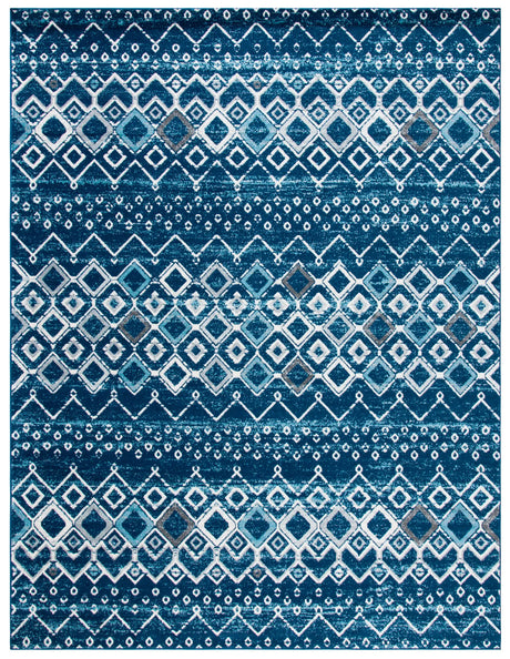 Safavieh Amsterdam 10'-0" x 14'-0" Rug in Navy / Beige