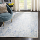 Safavieh Dip Dye 4'-0" x 6'-0" Rug in Blue / Ivory